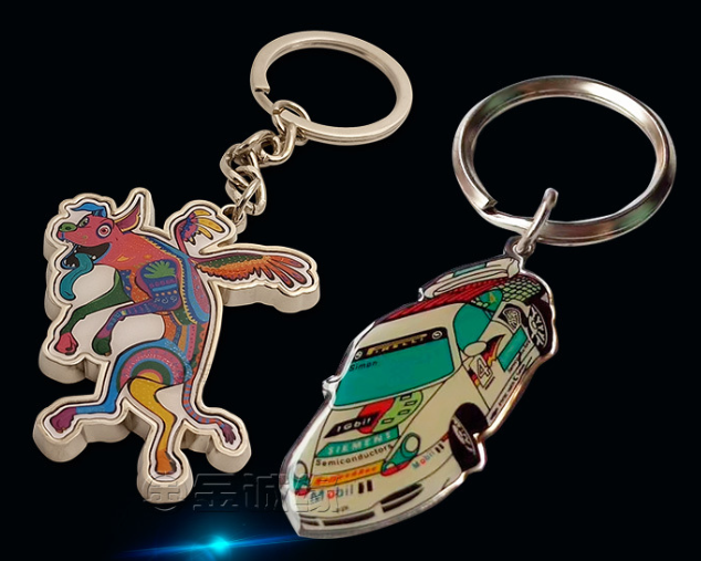 Custom - made metal keychains, featuring cultural and creative designs