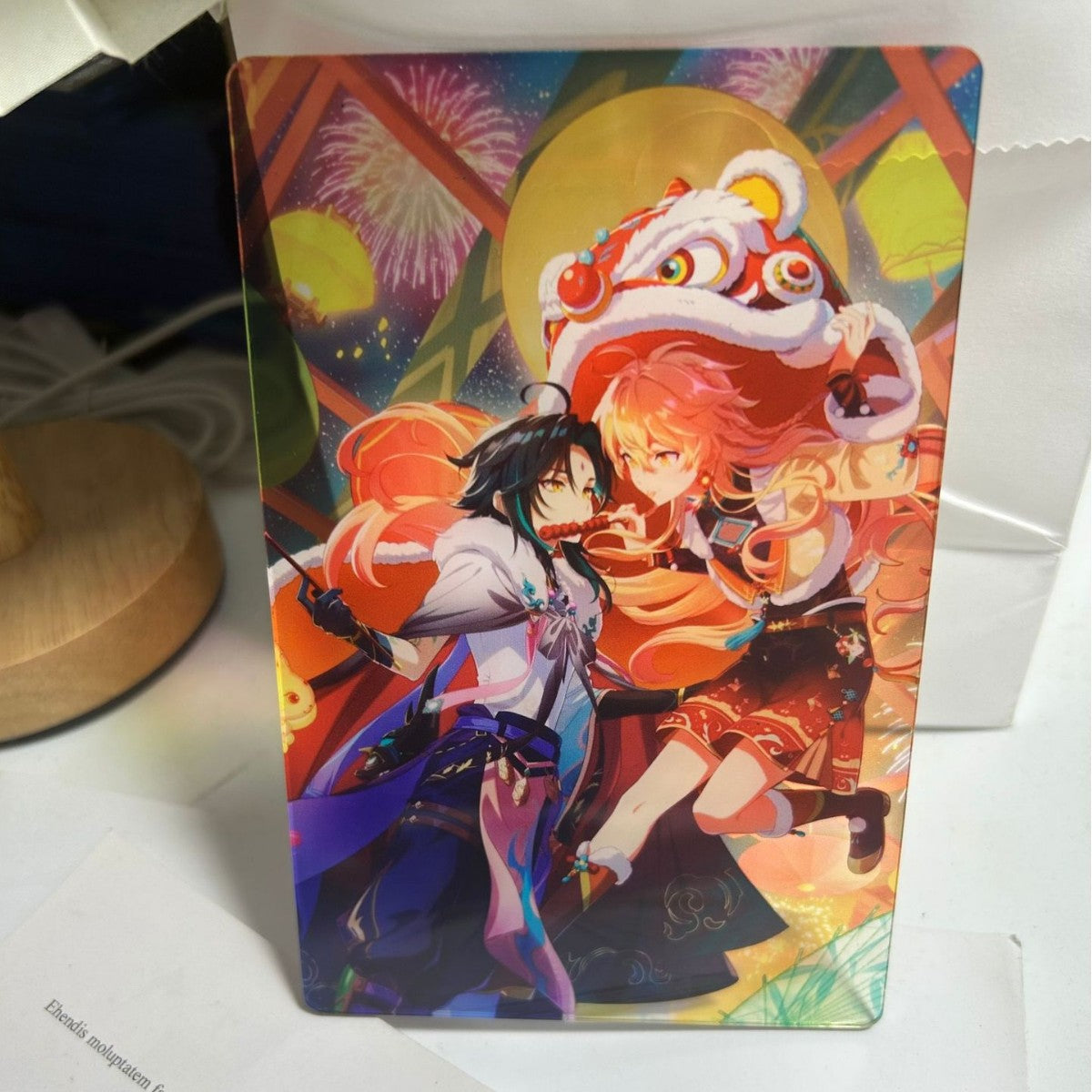 Double-sided Clear Anime Cosplay Card