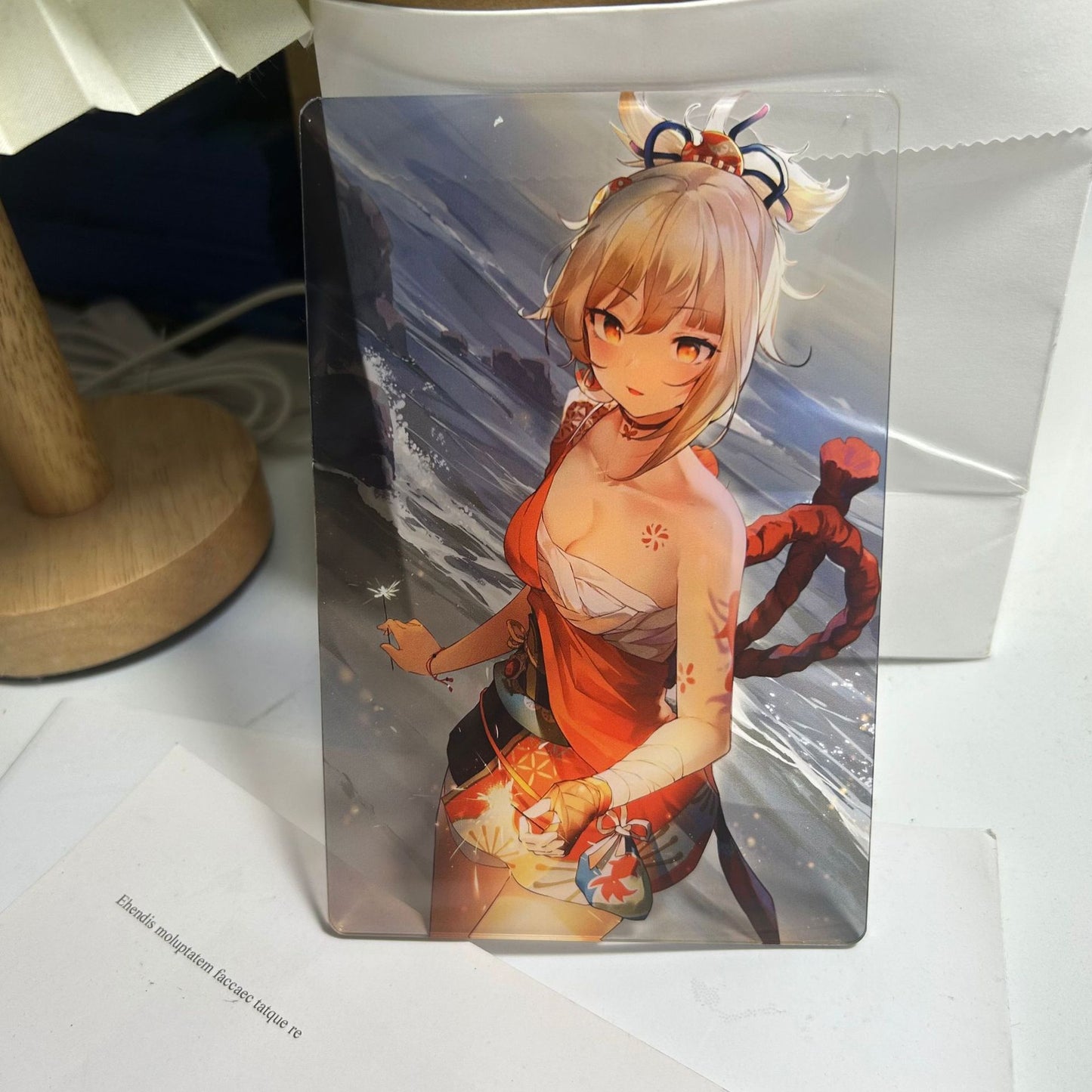 Double-sided Clear Anime Cosplay Card